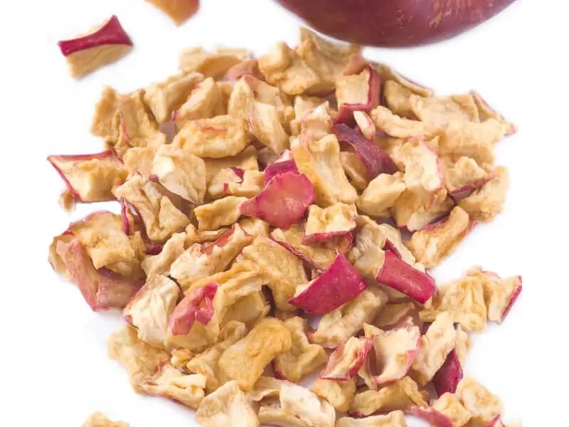 Jablka kostky - neloupaná