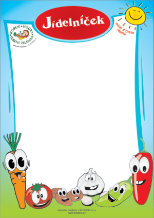 Jídelní lístek 1