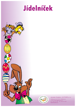 Jídelní lístek 8