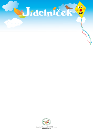 Jídelní lístek 9