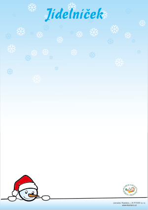 Jídelní lístek 14