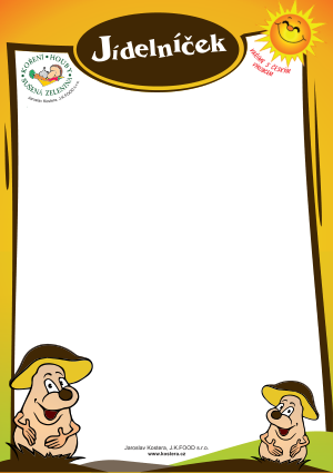 Jídelní lístek 20