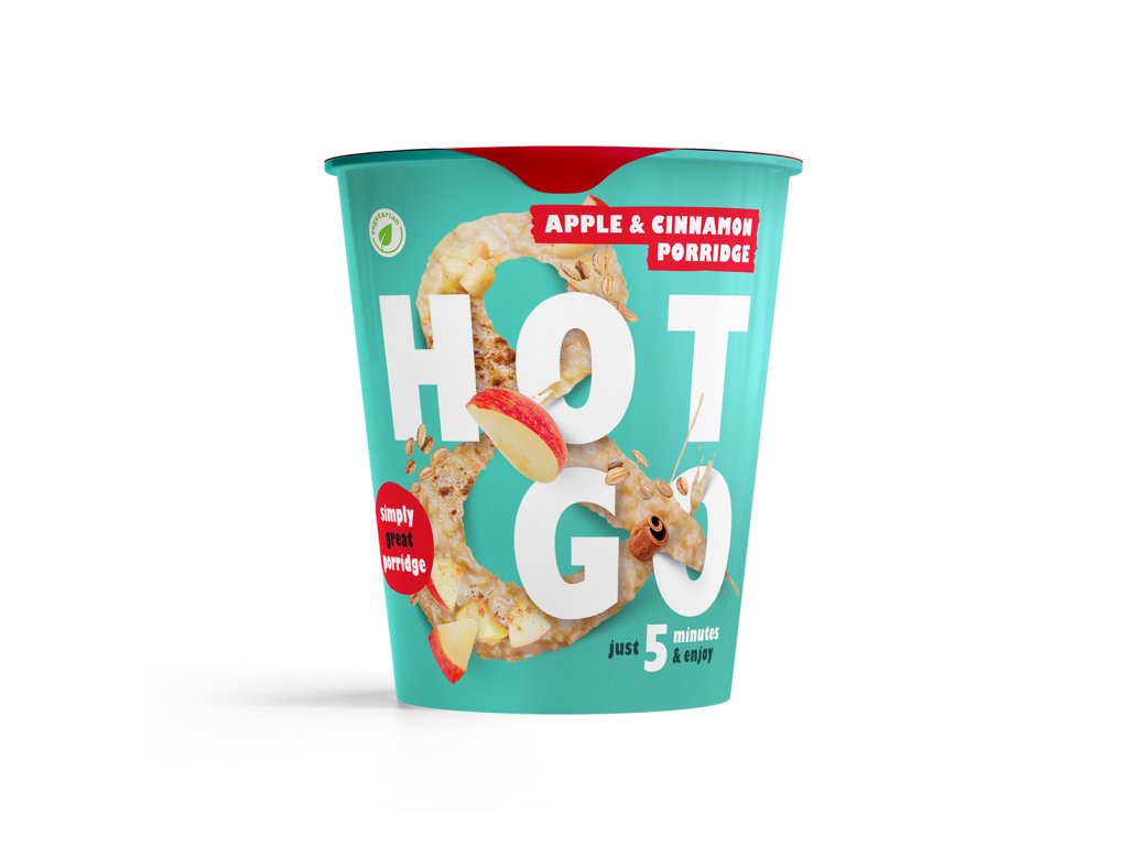 OVESNÁ KAŠE S JABLKEM A SKOŘICÍ