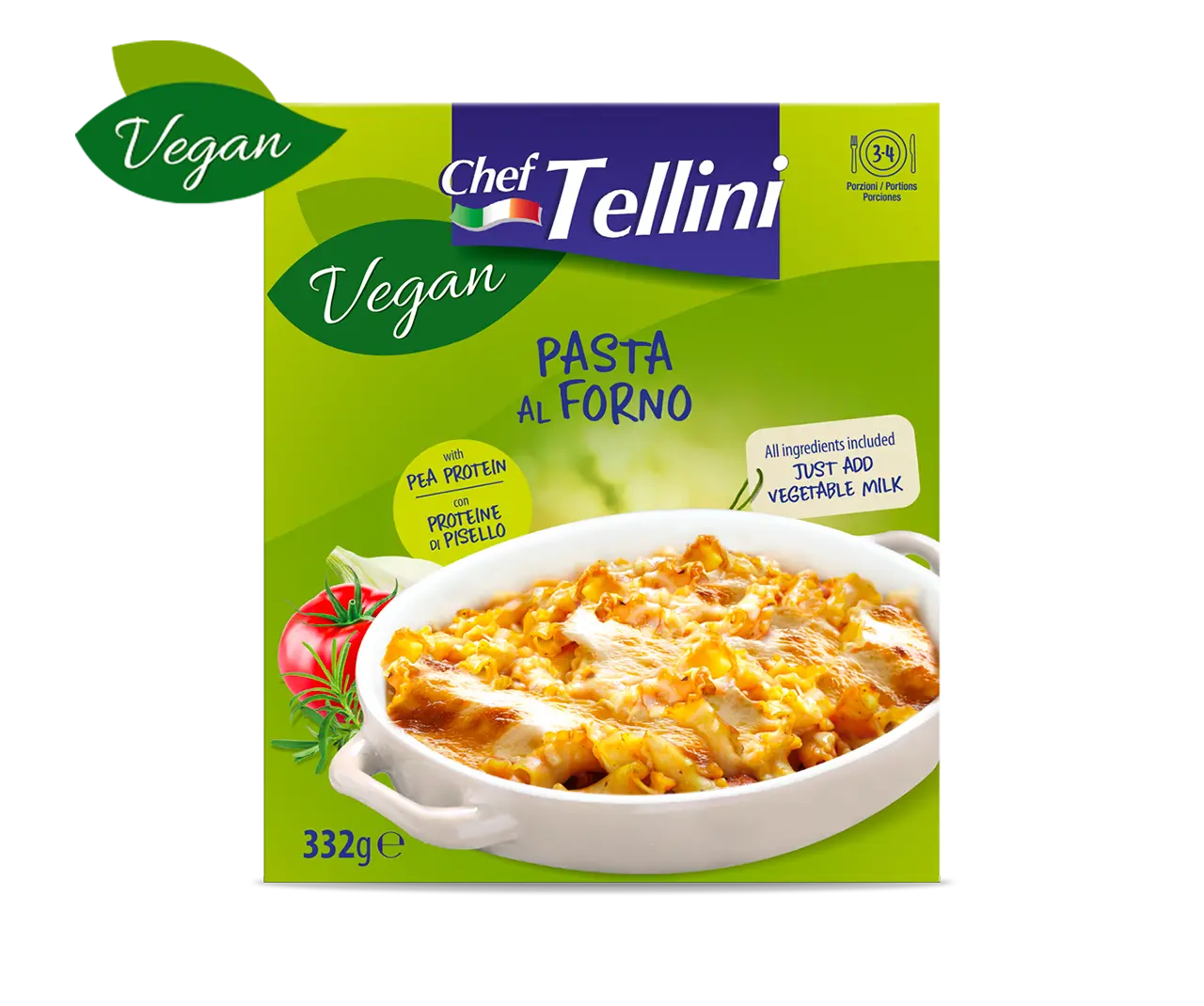 Pasta al Forno Vegan v obalu